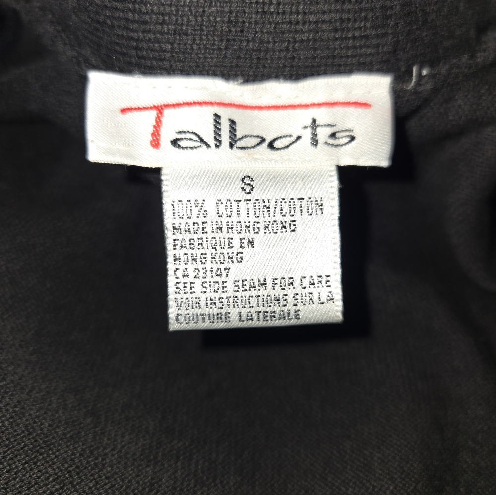 Talbots Black Sleeveless Cardigan - Picture 2 of 2